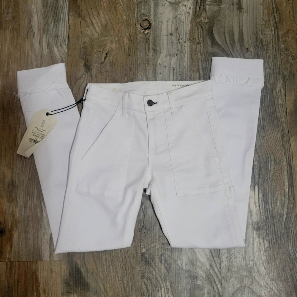 NWT Rag & Bone aged white carpenter jeans size 23